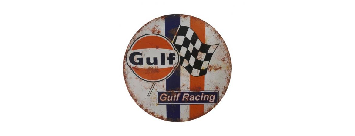 Gulf Racing Tin Sign