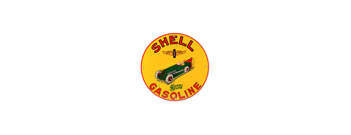 Shell Gasoline Tin Sign