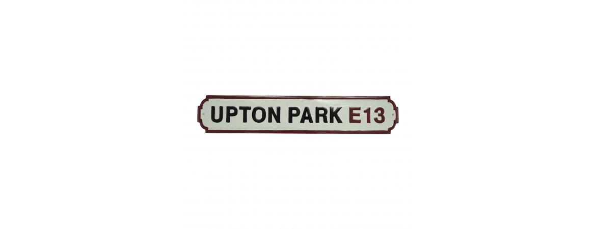 UPTON PARK E13 WALL PLAQUE