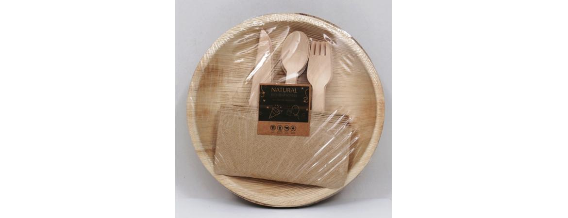 Areca Leaf Biodegradable Plarty Pack 9inch Plates