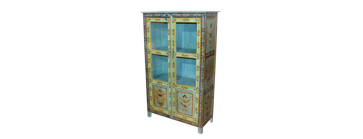 Hand Painted 2 Door Cabinet