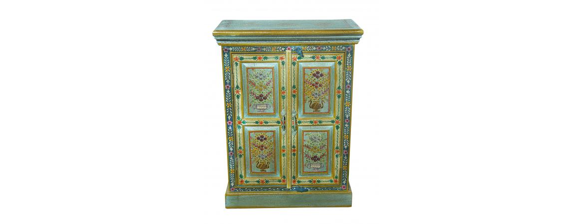 Hand Painted 2 Door Cabinet