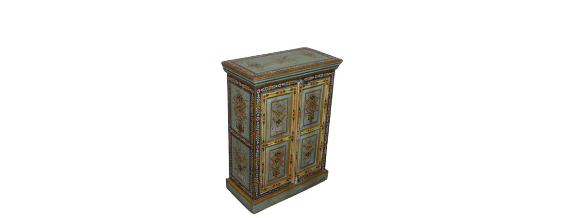 Hand Painted 2 Door Cabinet
