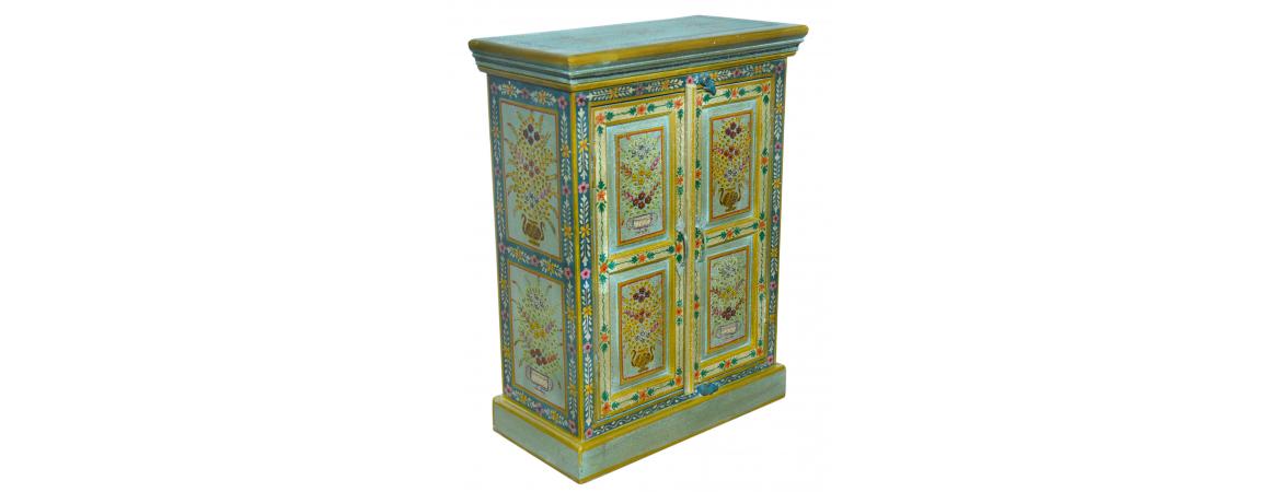 Hand Painted 2 Door Cabinet