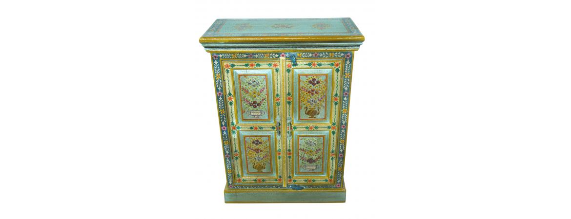 Hand Painted 2 Door Cabinet