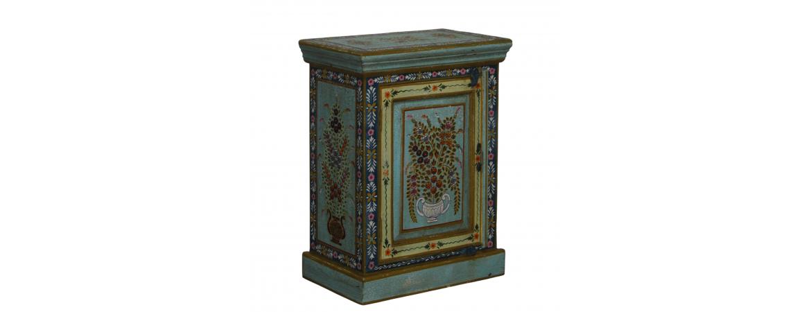 Hand Painted Bed Side Unit