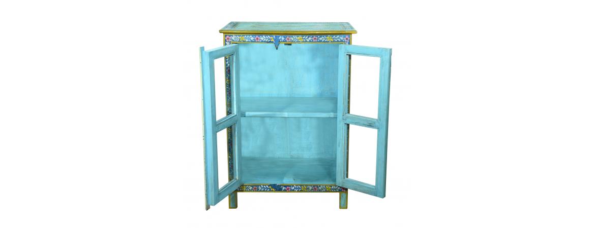 Hand Painted 2 Door Cabinet