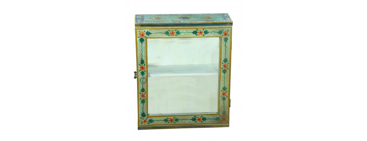 Hand Painted 1 Door Cabinet