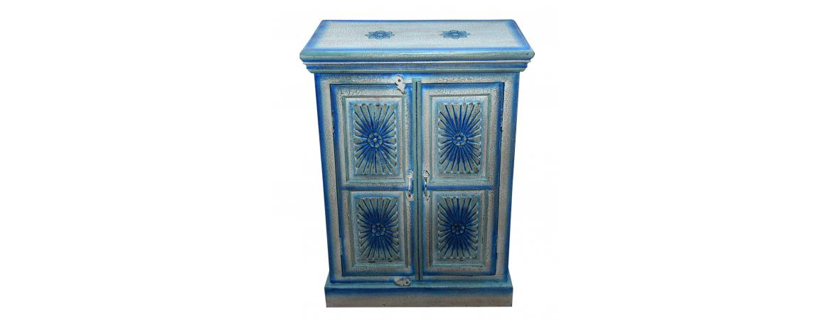 Hand Painted 1 Door Cabinet