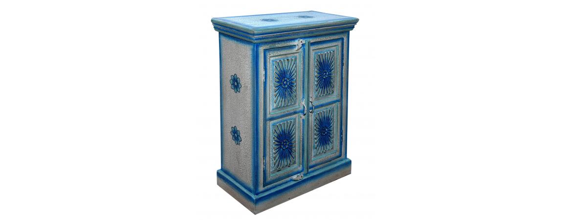 Hand Painted 1 Door Cabinet