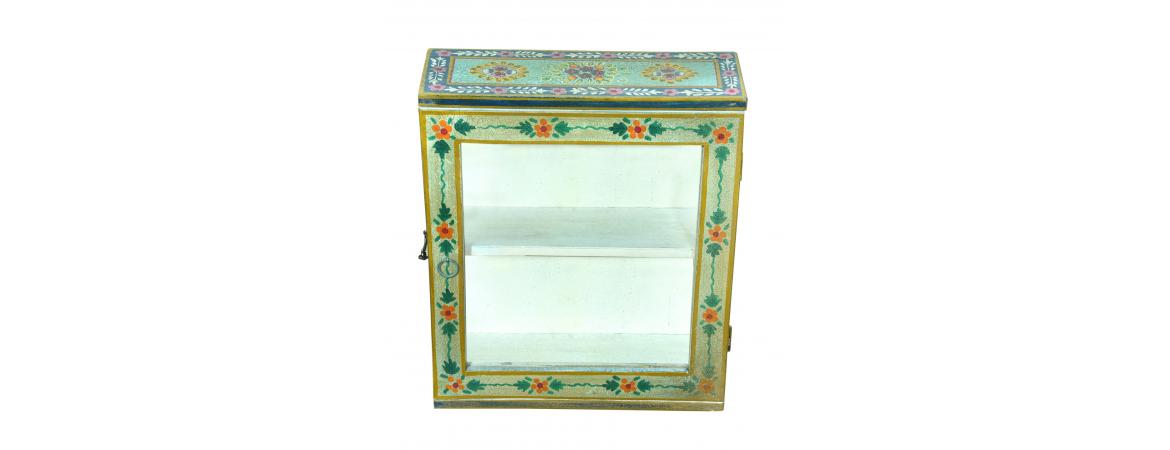 Hand Painted 1 Door Cabinet