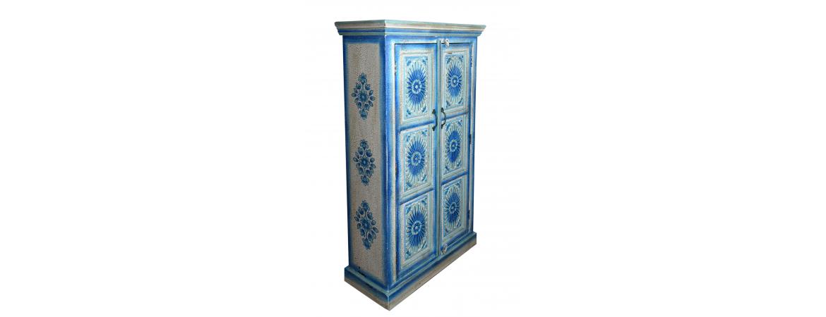 Hand Painted 2 Door Cabinet