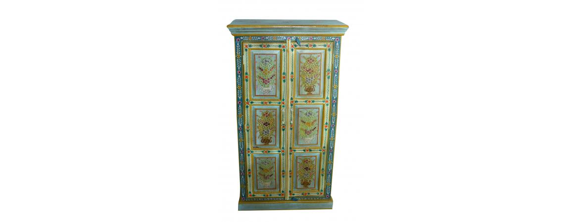 Hand Painted 2 Door Cabinet