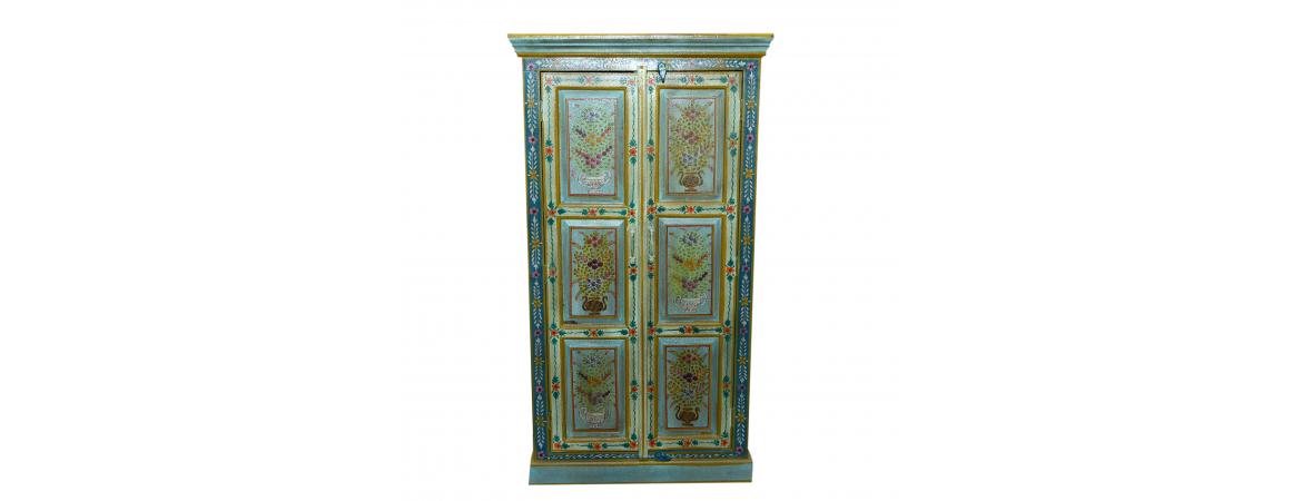 Hand Painted 2 Door Cabinet