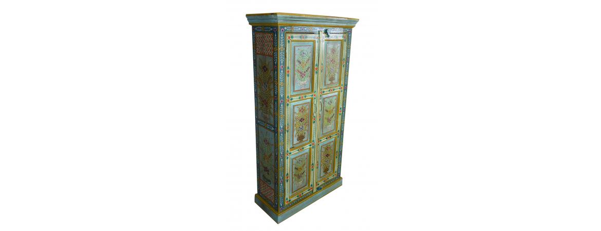 Hand Painted 2 Door Cabinet