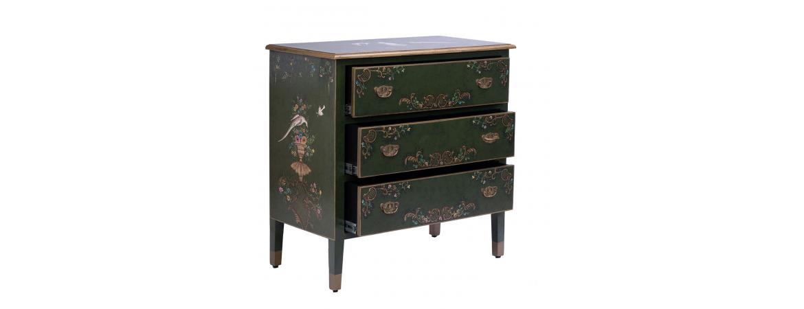 Green Fountain Design 3 Drawer Chest