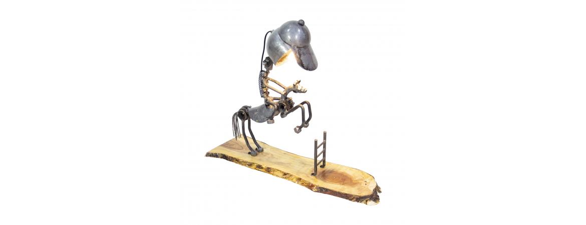 Horse Jumping Table Lamp