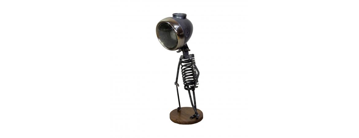 Man with Cane Table Lamp