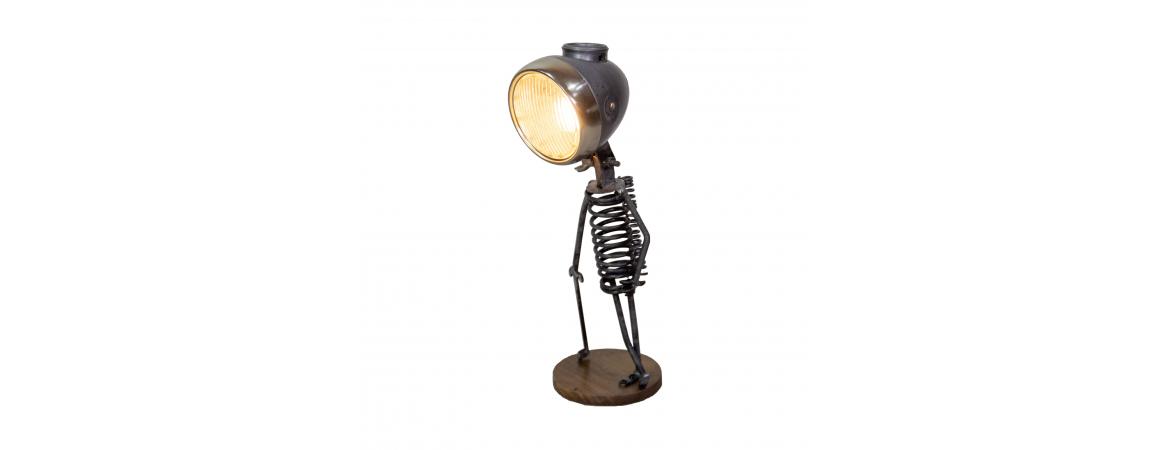 Man with Cane Table Lamp