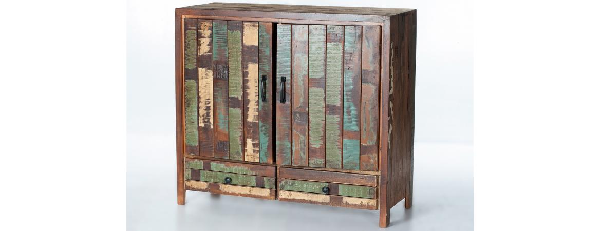 Reclaimed 2 Door Cabinet