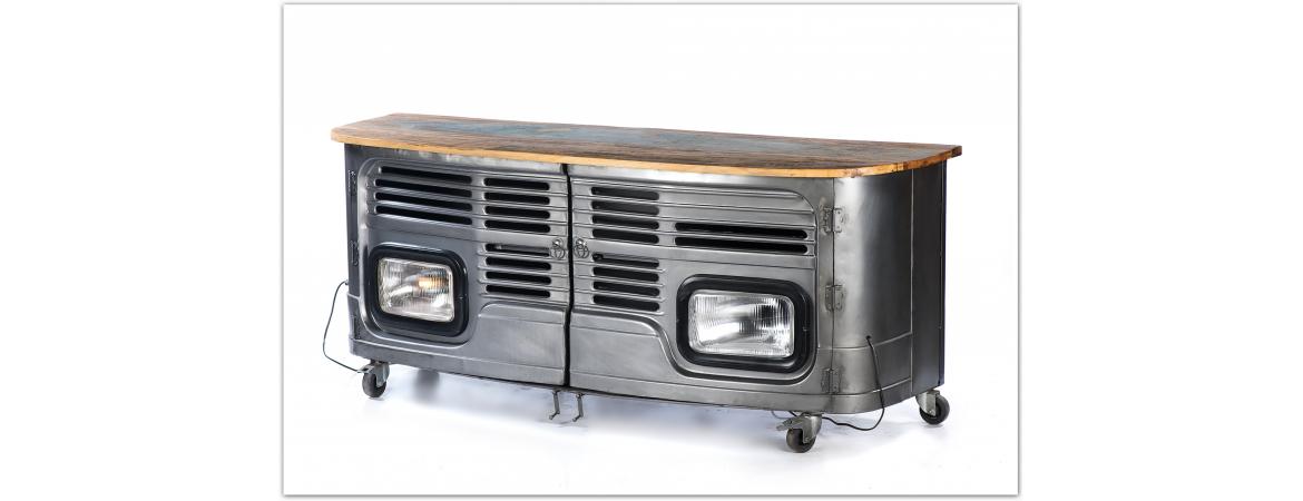 Upcycled Truck Front TV Unit