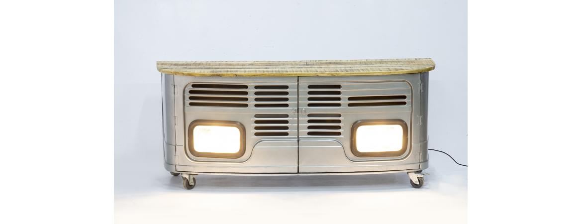 Upcycled Truck Front TV Unit