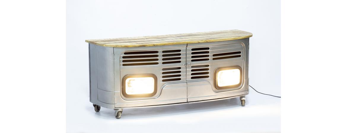 Upcycled Truck Front TV Unit