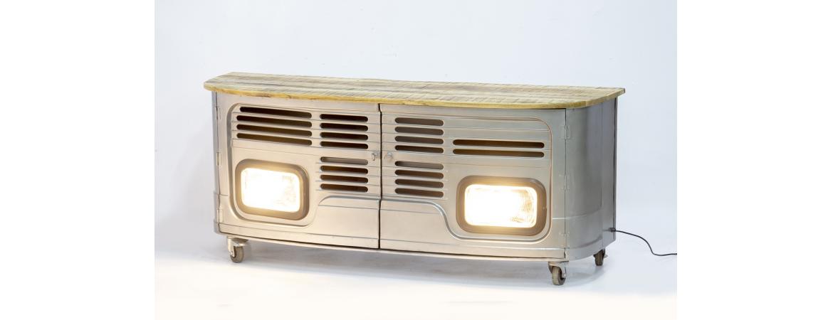 Upcycled Truck Front TV Unit