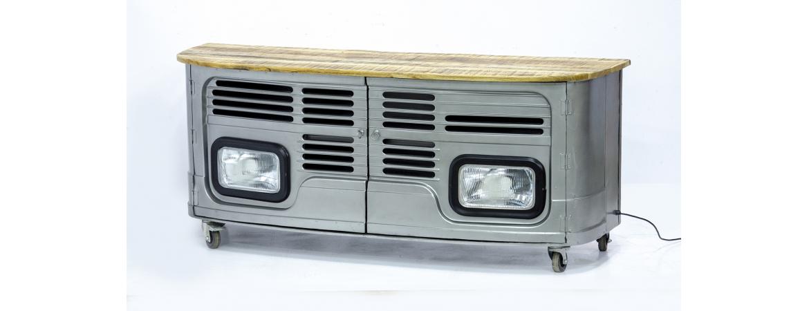 Upcycled Truck Front TV Unit