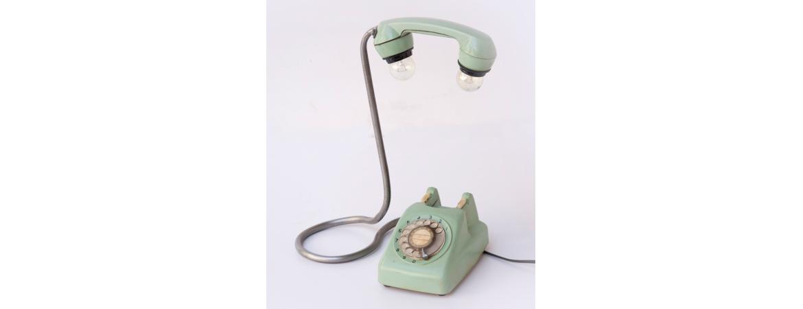 Vintage Telephone Table Lamp