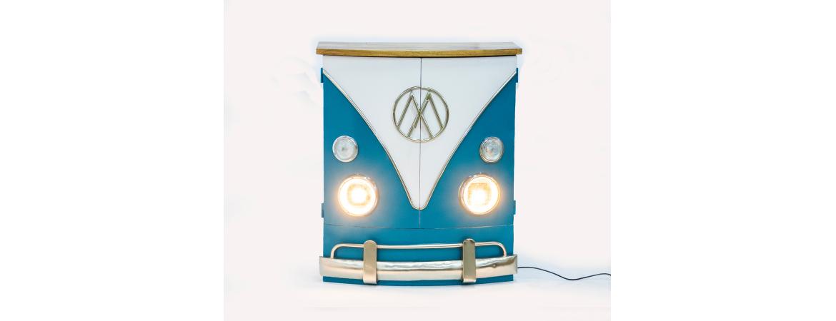 VW 2 Door Cabinet With Lights