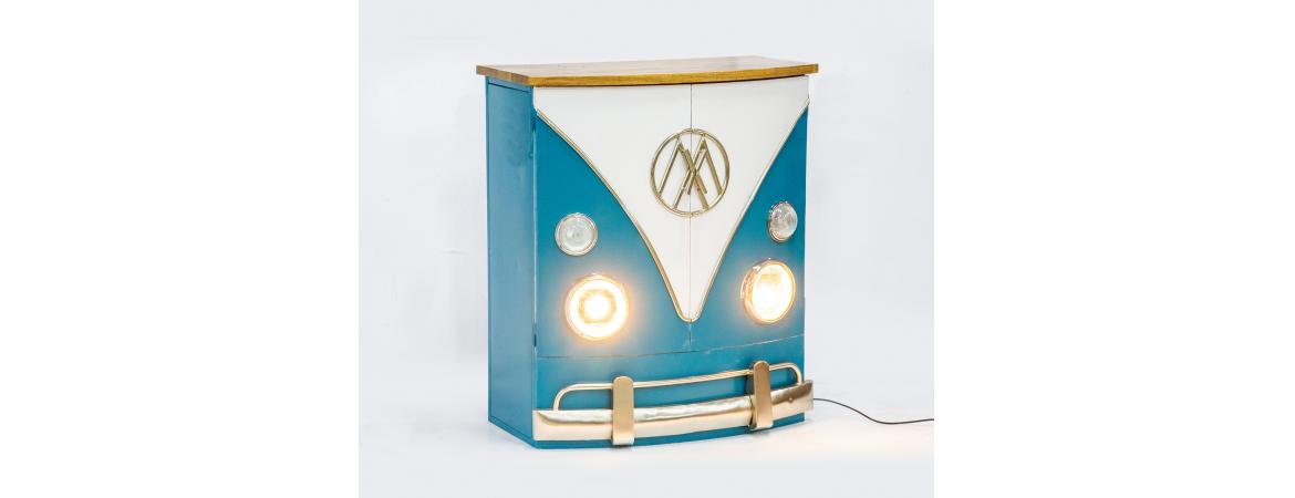 VW 2 Door Cabinet With Lights