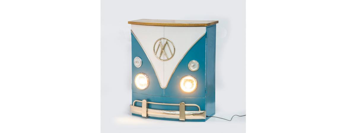 VW 2 Door Cabinet With Lights