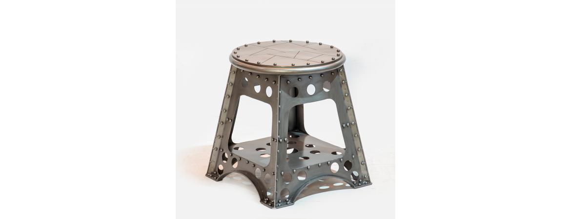 Aviation Design Round Stool