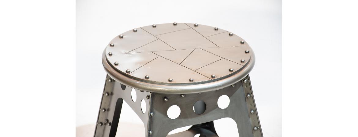 Aviation Design Round Stool