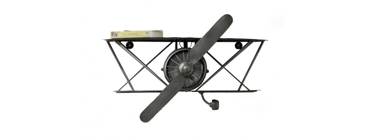 Glider Look Wall Shelf with Propeller