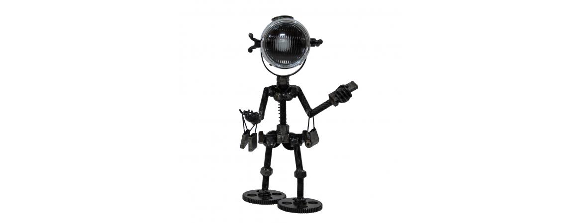 Reclaimed Parts Robot Table Lamp - Gone Shopping