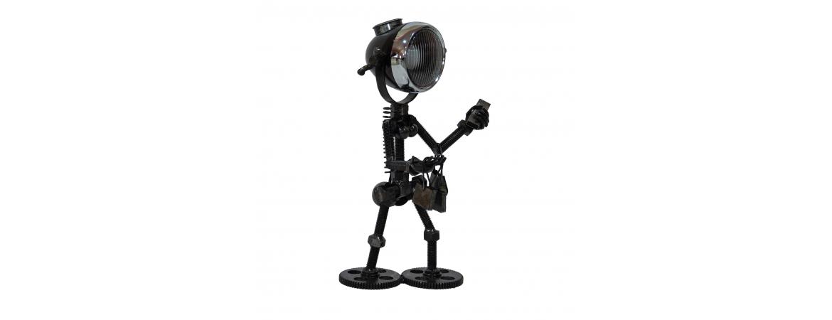 Reclaimed Parts Robot Table Lamp - Gone Shopping