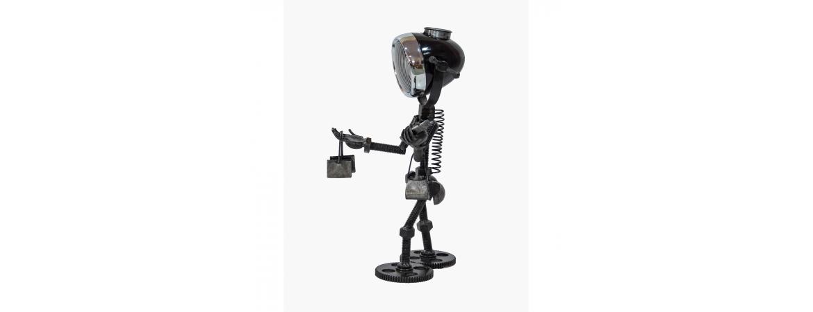 Reclaimed Parts Robot Table Lamp - Gone Shopping