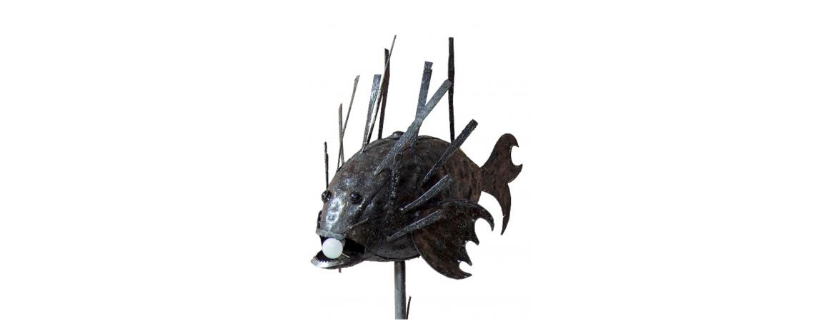 Steampunk Fish Adjustable Floor Lamp