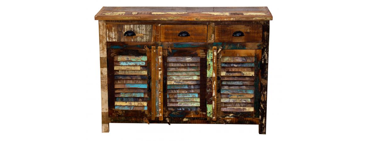 Reclaimed 3 Drawer Sideboard