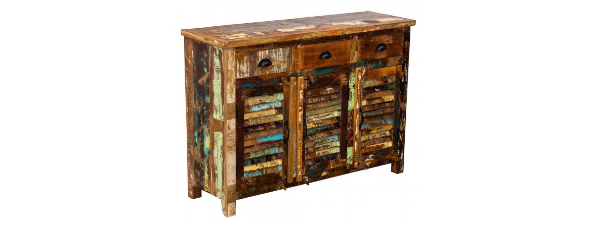 Reclaimed 3 Drawer Sideboard