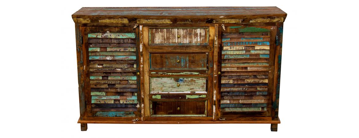 Reclaimed 2 Door 3 Drawer Sideboard