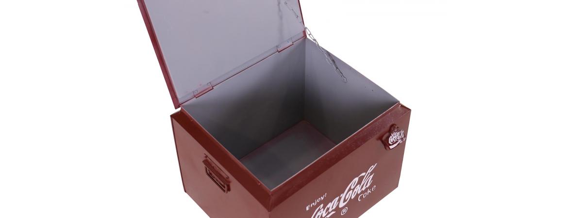 Replica Large Coca-Cola Chest with Bottle Opener