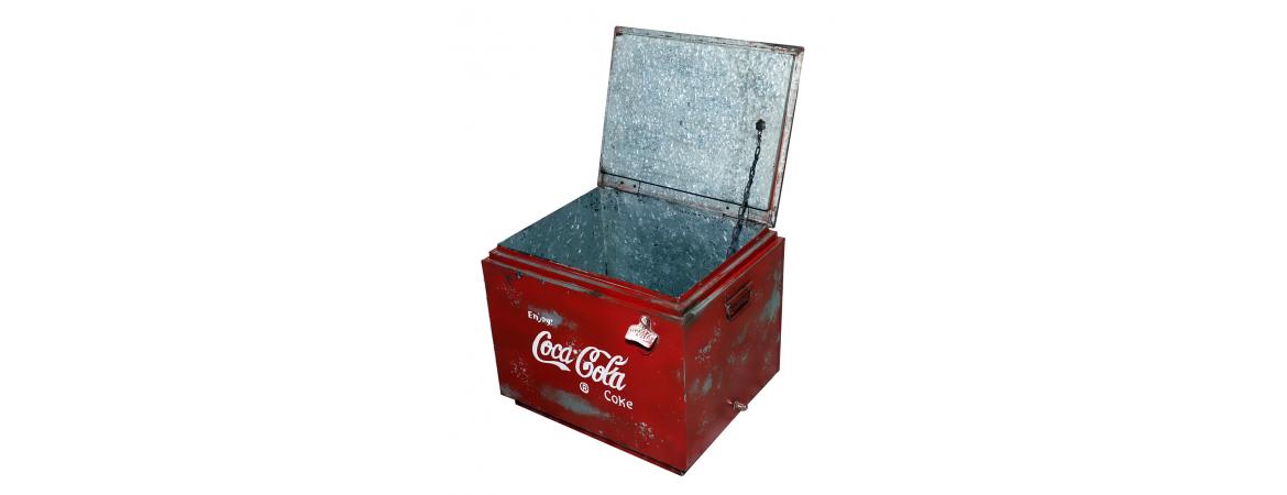 Replica Large Coca-Cola Chest with Bottle Opener