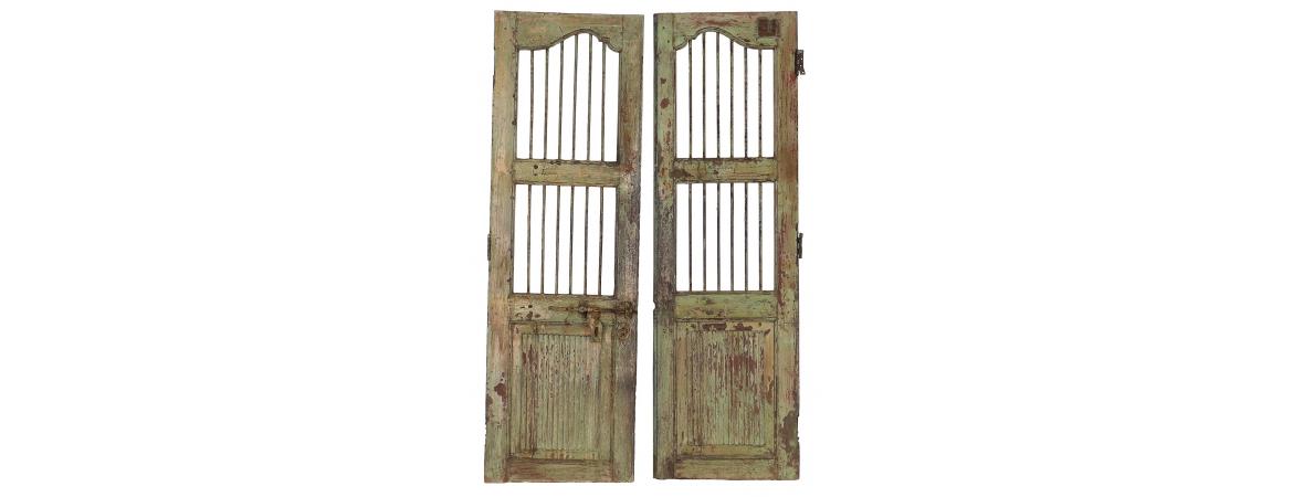 Pair Of Antique Colonial Doors Assorted Sizes