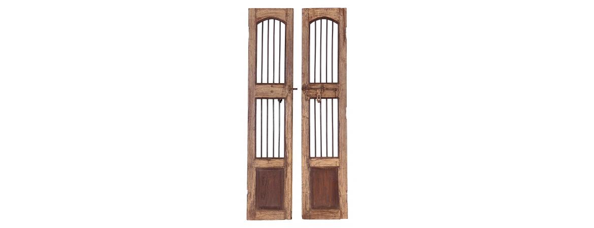 Pair Of Antique Colonial Doors Assorted Sizes