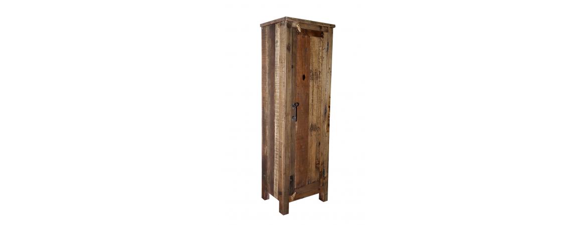 Upcycled Wooden Cabinet with Key Handle