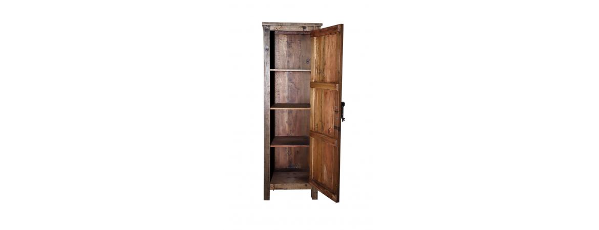 Upcycled Wooden Cabinet with Key Handle