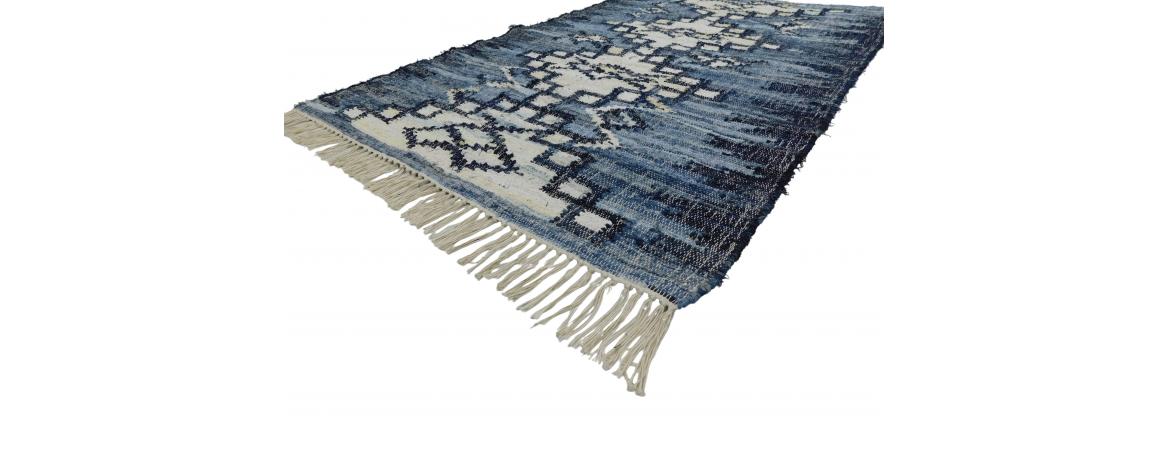 Recycled Denim Rug 120 x 180cm